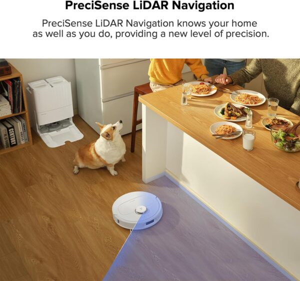 d75630e72ab645aba650fc9dd2f96792 Qrevo Pro Robot Vacuum and Mop with FlexiArm Design Edge Mopping, Dynamic Hot Water Mop Washing and Auto Mop Drying, Intelligent Dirt Detection, 7,000 Pa Suction, Ideal for Carpets