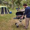Coleman RoadTrip 285 Portable Stand-Up Propane Grill, Gas Grill with 3 Adjustable Burners