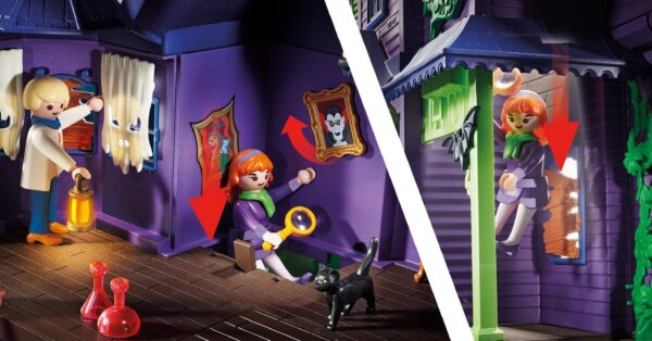 PLAYMOBIL SCOOBY-DOO! Adventure in the Mystery Mansion Playset