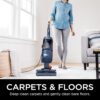 Rotator Pet Pro Lift-Away ADV Upright Vacuum with HEPA Filter, DuoClean PowerFins HairPro and Odor Neutralizer Technology, Pet Hair Pickup, For Carpets & Hardfloors, Dark Grey, LA555