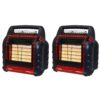 Mr. Heater Big Buddy 4,000 to 18,000 BTU Portable LP Gas Heater (2 Pack)