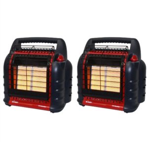 Mr. Heater Big Buddy 4,000 to 18,000 BTU Portable LP Gas Heater (2 Pack)