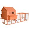 PawHut Large Chicken Coop Run Cage Duck Hen Chook House Poultry