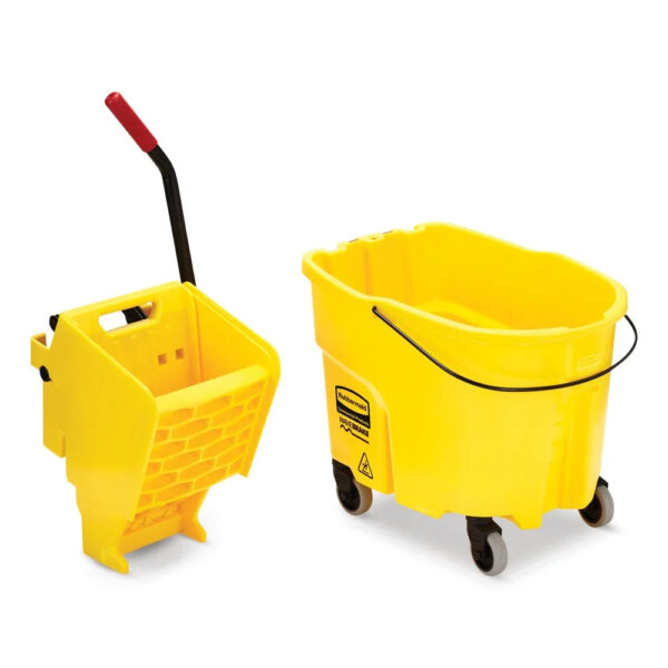 Wavebrake Side Press Combo Bucket 35 Qt, Yellow