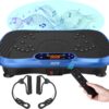 Vibration Plate Fitness Platform Exercise Machine Vibrating Lymphatic Drainage Shaking Full Body Shaker Workout Vibrate Stand Shake Board Sport Gym for Weight Loss Fat Burner for Women Men