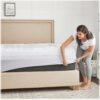 Sealy - 3 + 1 Memory Foam Topper with Fiber Fill Cover - Queen - Blue