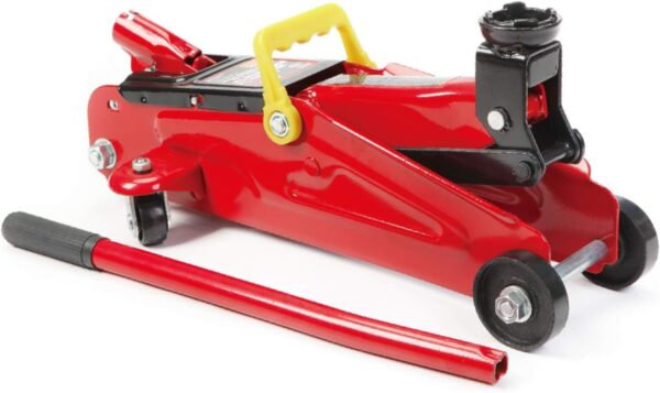 d8e1fa28ffbe4b9fa271dcbb2793c458 3 Ton Low Profile, Aluminum and Steel Racing Floor Jack with Dual Pistons Quick Lift Pump for Sport Utility Vehicle, Lifting Range 3-15/16" min to 18-5/16" max, Red