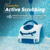 Dolphin Nautilus CC Plus Wi-Fi Automatic Robotic Pool Vacuum Cleaner, Always Cleaning, Never Charging, with Wall Climbing Scrubber Brush, Ideal for In-Ground Pools up to 50 FT in Length