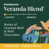 Starbucks Veranda Blend Blonde Roast K-Cup Coffee Pods, 96 Count, 100% Arabica for Keurig Brewers