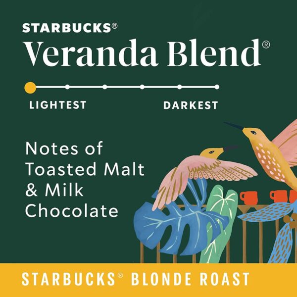 d9af90530c9f4da78992ce49c7b0e5ff Starbucks Veranda Blend Blonde Roast K-Cup Coffee Pods, 96 Count, 100% Arabica for Keurig Brewers
