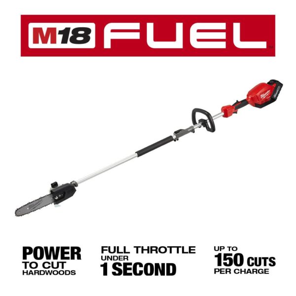 d9b1703158384b3da91263f2b48fc0f8 M18 FUEL 10 Pole Saw Kit with QUIK LOK Reconditioned