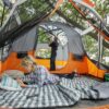 CORE Straight Wall Cabin Tents | 10 Person / 11 Person / 12 Person Large Multi Room Family Tents for Car Camping & Outdoor Adventures