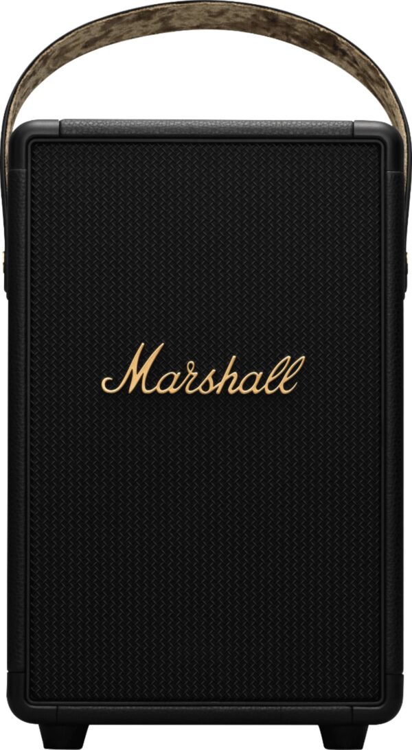 Marshall - Tufton Portable Bluetooth Speaker - Black/Brass