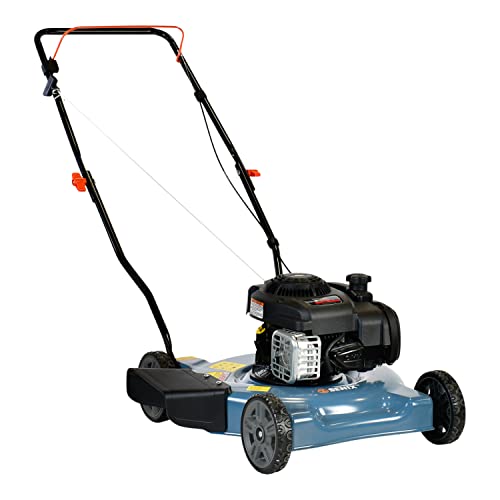 db015b68263141d19cf0a0a1ee9d33db SENIX Gas Lawn Mower, 20-Inch, 125 cc 4-Cycle Briggs & Stratton Engine, Push Lawnmower