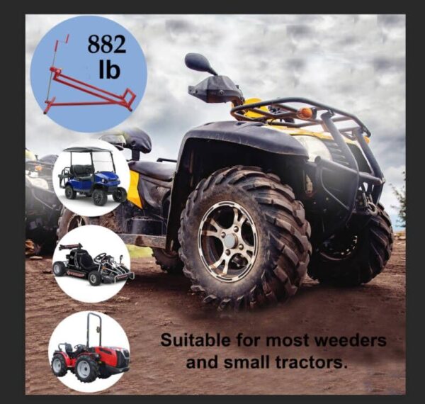db1e46d81988429bbad8438bea473253 Lawn Mower Lift Jack -Lifting Platform 882 Lbs Capacity for Garden Tractors and Lawn Mowers