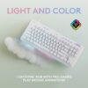 Logitech - G713 Aurora Collection TKL Wired Mechanical Linear Switch Gaming Keyboard for PC/Mac with Palm Rest Included - White Mist