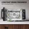 Air Fryer Combo 8-in-1 Countertop Microwave Oven, with Convection, Broil, Odor Removal Mode, 12.4" Position Memory Turntable, Child-Lock, 1.0 Cu.ft, Black Stainless Steel, ML2-EC10SA(BS)