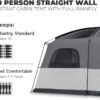 CORE Straight Wall Cabin Tents | 10 Person / 11 Person / 12 Person Large Multi Room Family Tents for Car Camping & Outdoor Adventures