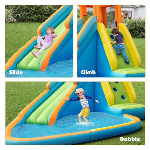 dcbb478fb3944045b18d7afcb5210a64 Costway Kids Bounce House Castle Splash Water Pool Without Blower