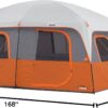 CORE Straight Wall Cabin Tents | 10 Person / 11 Person / 12 Person Large Multi Room Family Tents for Car Camping & Outdoor Adventures