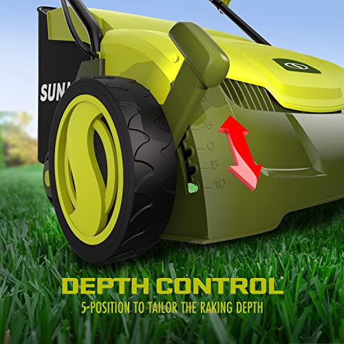 dccdff18e0b047e8960b77d33a5ac0b6 Sun Joe 12-Amp 13-Inch Electric Dethatcher and Scarifier w/Removeable 8-Gallon Collection Bag