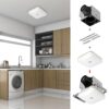 OREiN Bathroom Exhaust Fan with Light, 26W Bathroom Fan with LED Light