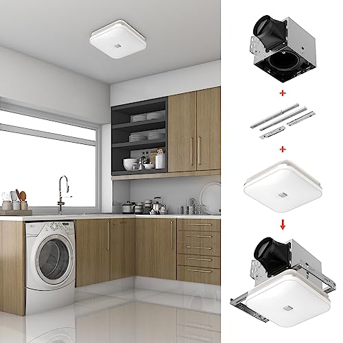 dd58d1b6440b42b48ec82002600b8ae1 OREiN Bathroom Exhaust Fan with Light, 26W Bathroom Fan with LED Light