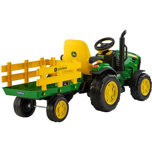 12V Peg Perego John Deere Ground Force Tractor Ride-on, for a Child Ages 3-7