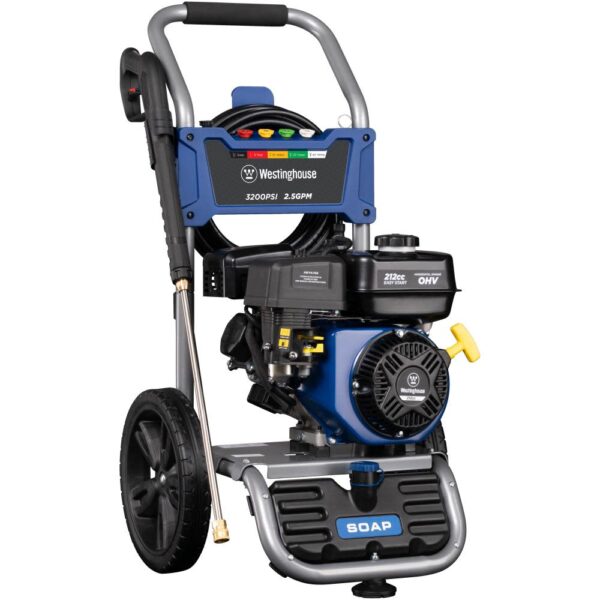 de5d7a1f4e4e47e3806ec38014ca6494 Westinghouse Pressure Washer Gas Cold Water 3200 PSI 2.5 GPM