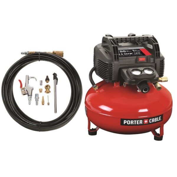 de61d1d602c8491ba05e01529e35d853 150 PSI, 6 Gallon Oil-Free Pancake Air Compressor