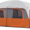 Straight Wall Cabin Tents | 10 Person / 11 Person / 12 Person Large Multi Room Family Tents for Car Camping & Outdoor Adventures