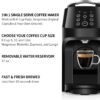 3-in-1 coffee machine, coffee and espresso machine combo for ground coffee