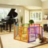 RUICHI Superyard Colorplay 6 Panel Freestanding Gate RUICHI