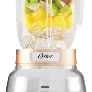 Oster BLSTPBRG Knob Button Blender with Glass Jar