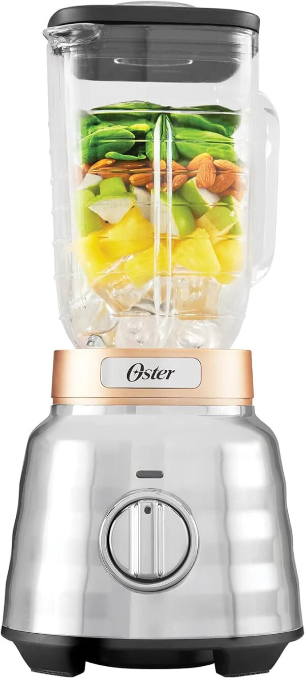 Oster BLSTPBRG Knob Button Blender with Glass Jar