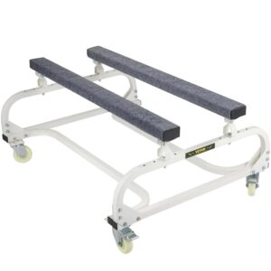 VEVOR Watercraft PWC Dolly, 1000 Capacity Jet Ski Stand, Adjustable Width Boat Storage Trailer with Four Casters & Two Brakes, Watercraft Cart