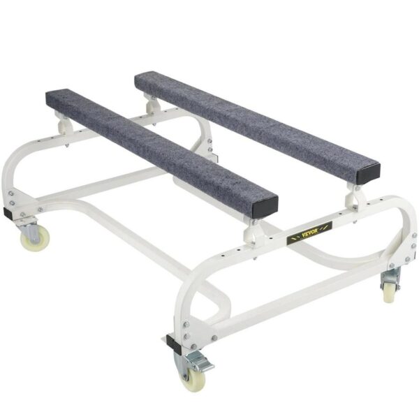 VEVOR Watercraft PWC Dolly, 1000 Capacity Jet Ski Stand, Adjustable Width Boat Storage Trailer with Four Casters & Two Brakes, Watercraft Cart