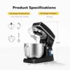 VIVOHOME 6 Speed Tilt Head Electric Separator