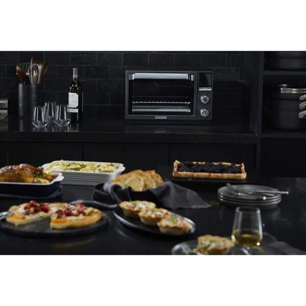 Calphalon Quartz Heat Countertop Toaster Oven, Dark Stainless Steel