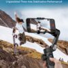 AOCHUAN Gimbal Stabilizer for Smartphone w/Wireless Charging
