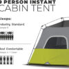 9 Person Instant Cabin Tent - 14' x 9', Green (40008)