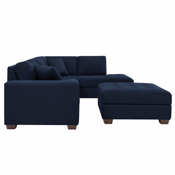 e00f029f6b284f89a9e1dca50d3583bf Thomasville Tisdale Fabric Sectional with Storage Ottoman