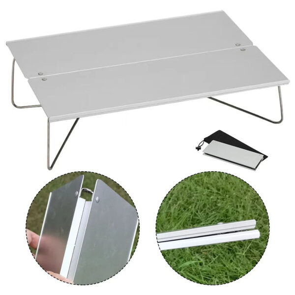e01fc418868346cda354a8c2cc648fe4 Ana Outdoor Camping Foldable Table Aluminum Alloy Camping Table Camping Furniture
