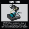 18V LXT Lithium-Ion Battery and Rapid Optimum Charger Starter Pack (5.0Ah) BL1850BDC2