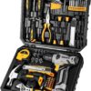 Tool Set：Tool Kit with 8V Cordless Drill,Tool Box with Drill,Hand Drill Set for Men & Women,Home Tool Kits for House Repair,Handyman,DIY 126 Piece