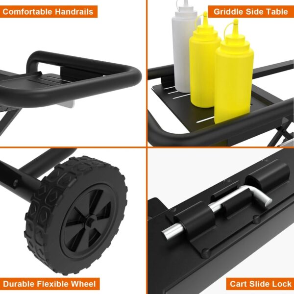 e09143b41c7d484faf120d3105985566 22"/17" Grill - Heavy-Duty Foldable Cart