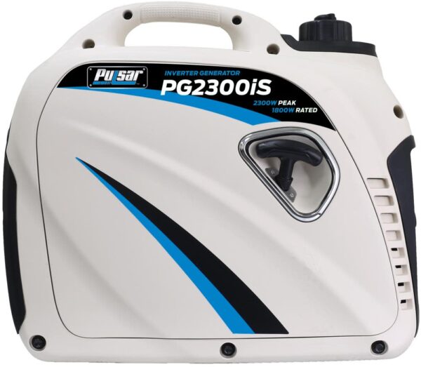 2,300-Watt/1,800-Watt Gasoline Powered Recoil Start Inverter Generator with CARB Compliant 80CC Ducar Engine