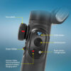 AOCHUAN Gimbal Stabilizer for Smartphone w/Wireless Charging