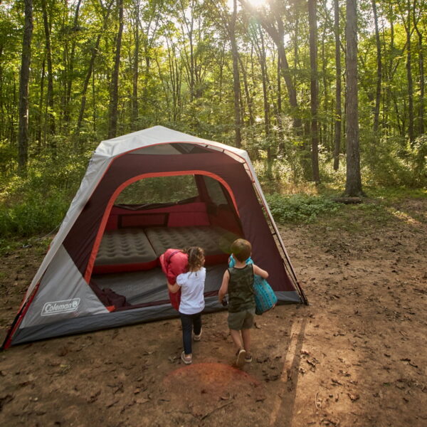 e165a5ed36804c548d4cb8049fea3133 Coleman Skylodge 8-Person Instant Camping Tent, Blackberry