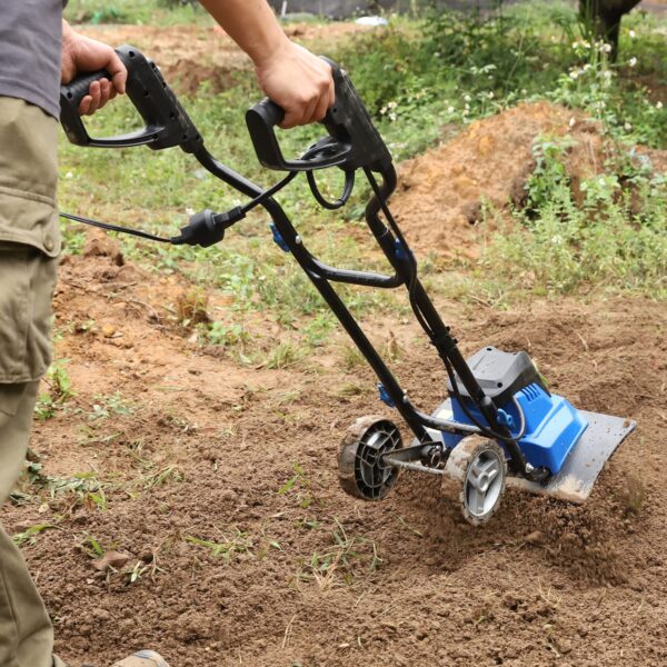 e18e2e1b03f545b386aedab655a7e37f BILT HARD Electric Garden Tiller Cultivator 16 inch